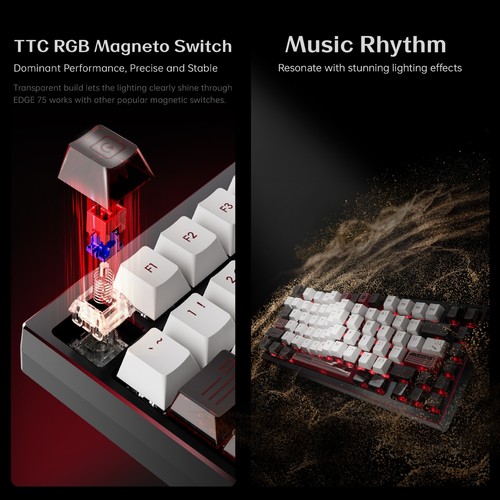ATK EDGE 75 HE Magnetic Gaming Keyboard – 8KHz, Hall Effect, CNC Aluminum, RGB - 第 12/23 張圖片