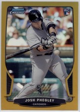 2013 Josh Phegley Bowman Chrome Gold Refractor    RC 34/50    #15 (A3417)