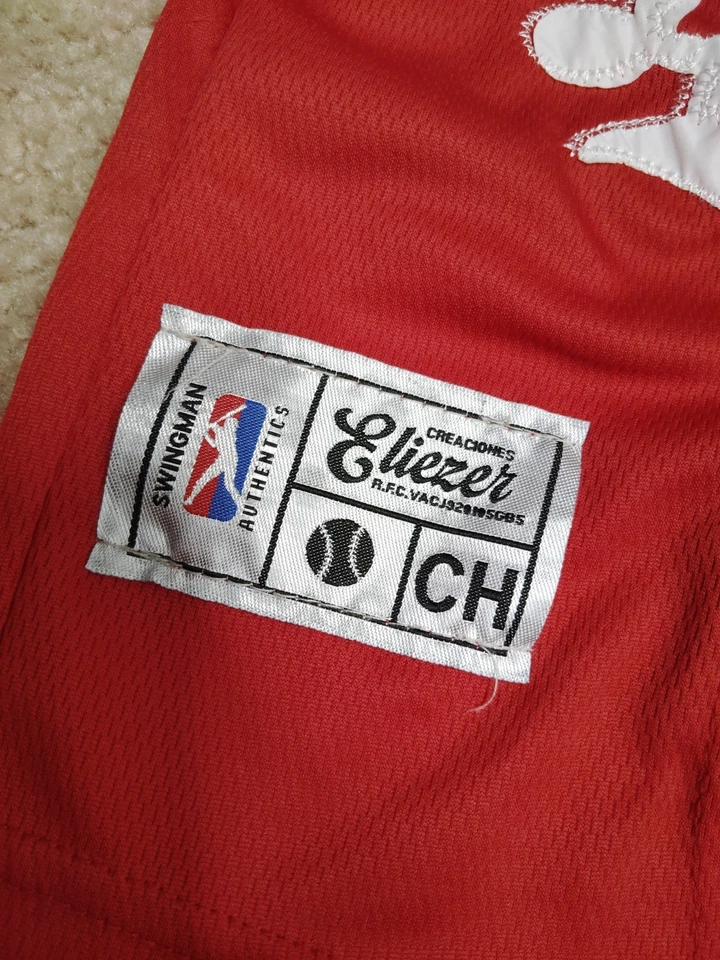 Vintage 90s Los Angeles Dodgers Baseball Jersey Kids Size 3T/4T Red Rare Button - Image 3 of 3