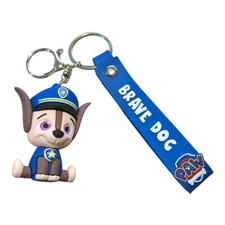 Paw Patrol Skye Brave Dog keychain Backpack Purse Zipper Charm New Free Shipping