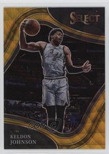 2021-22 Panini Select Courtside Red Wave Prizm Keldon Johnson #227 1u6