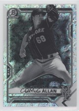 2021 Bowman Chrome Black & White Mini-Diamond Refractor Matthew Allan 2o0