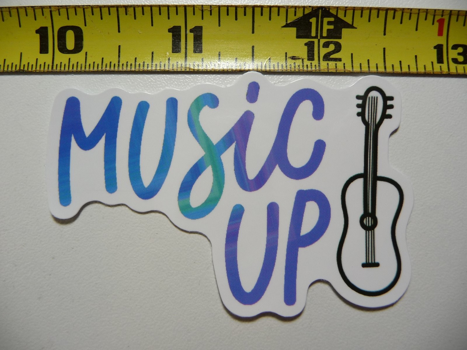 Music Guitar Sticker Decal for Fans Concerts Scrapbooking Fun