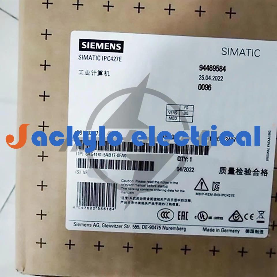 1PC NEW SIEMENS industrial computer 6AG4141-5AB17-0FA0