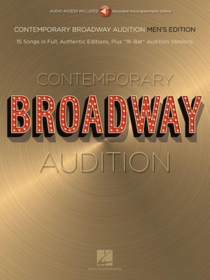 Contemporary Broadway Audition: Men's Edition - Book/Online Audio: Full Song + 1