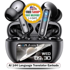 Auriculares con Traducción de Idiomas con IA, Traductor en Tiempo Real