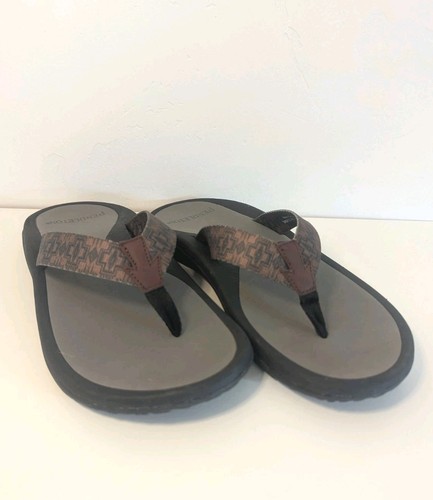 Pendleton Beach Sandals Mens Size 9 M Gray Brown Vacation Outdoors - Picture 1 of 11