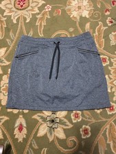 Ladies Sz Large Gray Shorts With Pockets