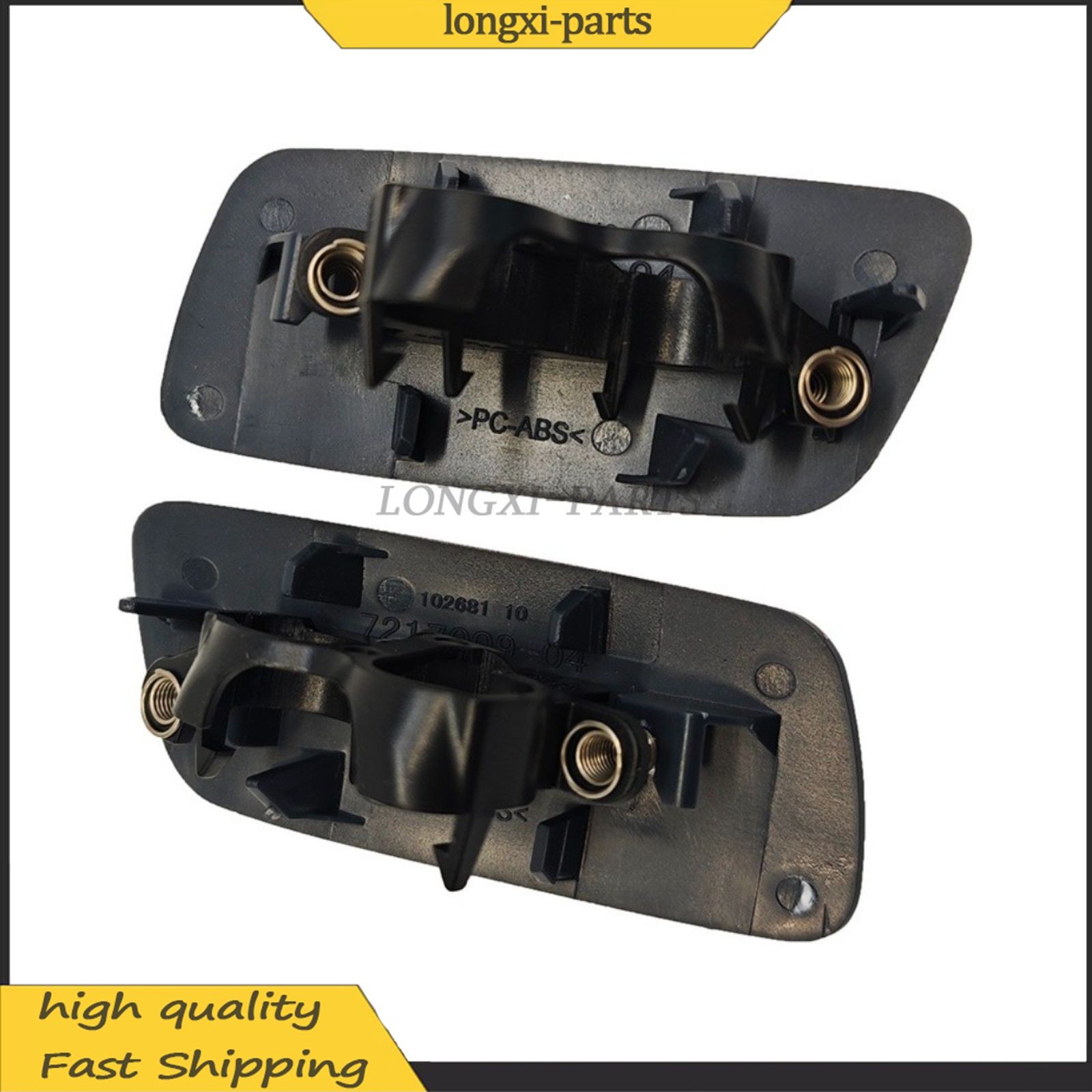 2x Headlamp Washer Cover For 10-18 Rolls-Royce Ghost 61677244959 61677244960