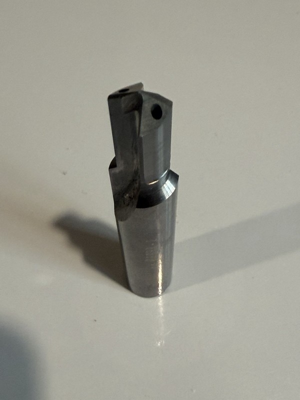 NEW 10.5mm D Burnish Chafer LMT  C Thru  Carbide  2FL 4” OAL X 1”FL Length