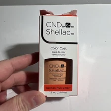 CND Shellac Color Coat/salmon Run 7.3ml/.25fl.oz.
