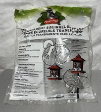 Perky Pet Transparent Squirrel Baffle 16-Inch Keep Squirrels Away