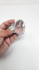 Vintage Clear Crystal Glass Rounded, In Glass 12-Point Faceted Brass Door Knob — photo 6