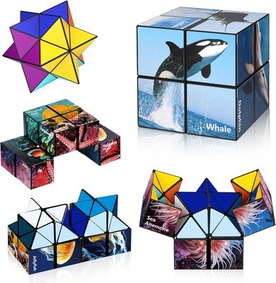 Euclidean Cube Sternenwürfel Zauber-Würfel-Set, Verwandlungswürfel, Ozean Puzzle