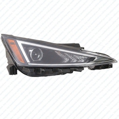 For 2019 2020 Hyundai Elantra Sedan Headlight Assembly Passenger Right Halogen