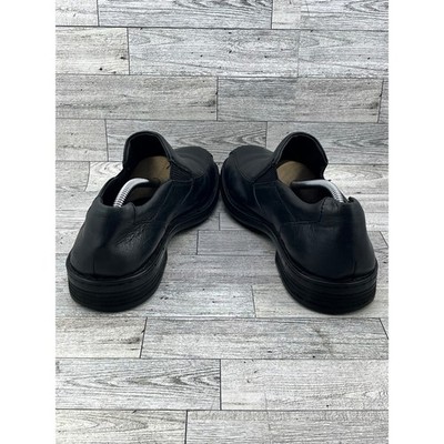 Born Shoes Mens Slip On Loafers Black Leather Comfort Size  display picture 3