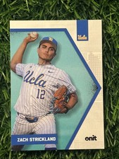 2026 Onit Zach Strickland Base Teal Variation UCLA Bruins Baseball #B-26
