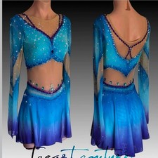 Figure Skating Dress Customized Competition ice skating dress Girls woman
