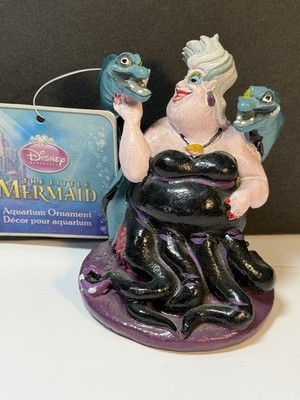 Penn Plax Medium Little Mermaid Ursula Flotsam & Jetsam Fish Aquarium Ornament