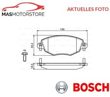 SATZ BREMSBELÄGE BREMSKLÖTZE VORNE BOSCH 0 986 494 724 P FÜR FORD MONDEO III