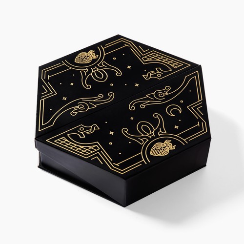 Liquid Core Dice Set with First Ever LED Display Case - 7-PC Hand-Painted Sha... - Picture 5 of 9