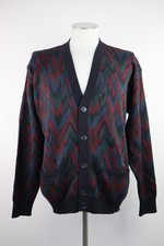Paul & Shark Pullover Cardigan Herren Größe L Sweater Mann Italien Wolle