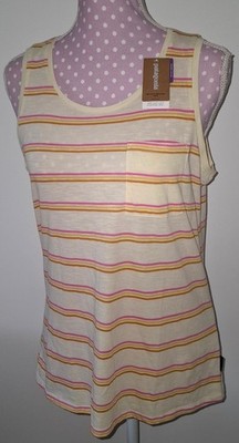 Neu Patagonia Damen Tanktop Shirt W´S Mainstay Tank Top gelb Gr. M NP.: 35 Euro