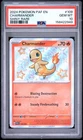 Charmander 109/091 Shiny Rare Paf En-Paldean Fates Pokemon PSA 10