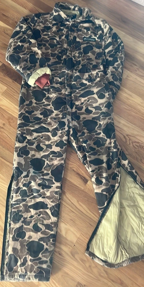 Mono de caza Dakota aislado Thinsulate camuflado vintage para hombre M, hecho en EE. UU. Foto 2 de 4