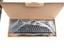 HP USB Wired Keyboard SK-2085 697737-001 Full-Size, Numpad, Media Keys, Black US