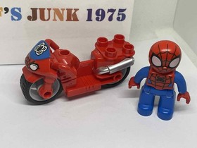 Lego Duplo Figure MARVEL Spider-Man Web-Bike Motorcycle 10607 LOT