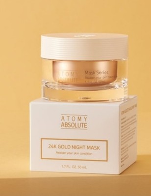 ATOMY Absolute 24K Gold Night Mask 50ml Anti-Aging Night Sleeping Mask NEW
