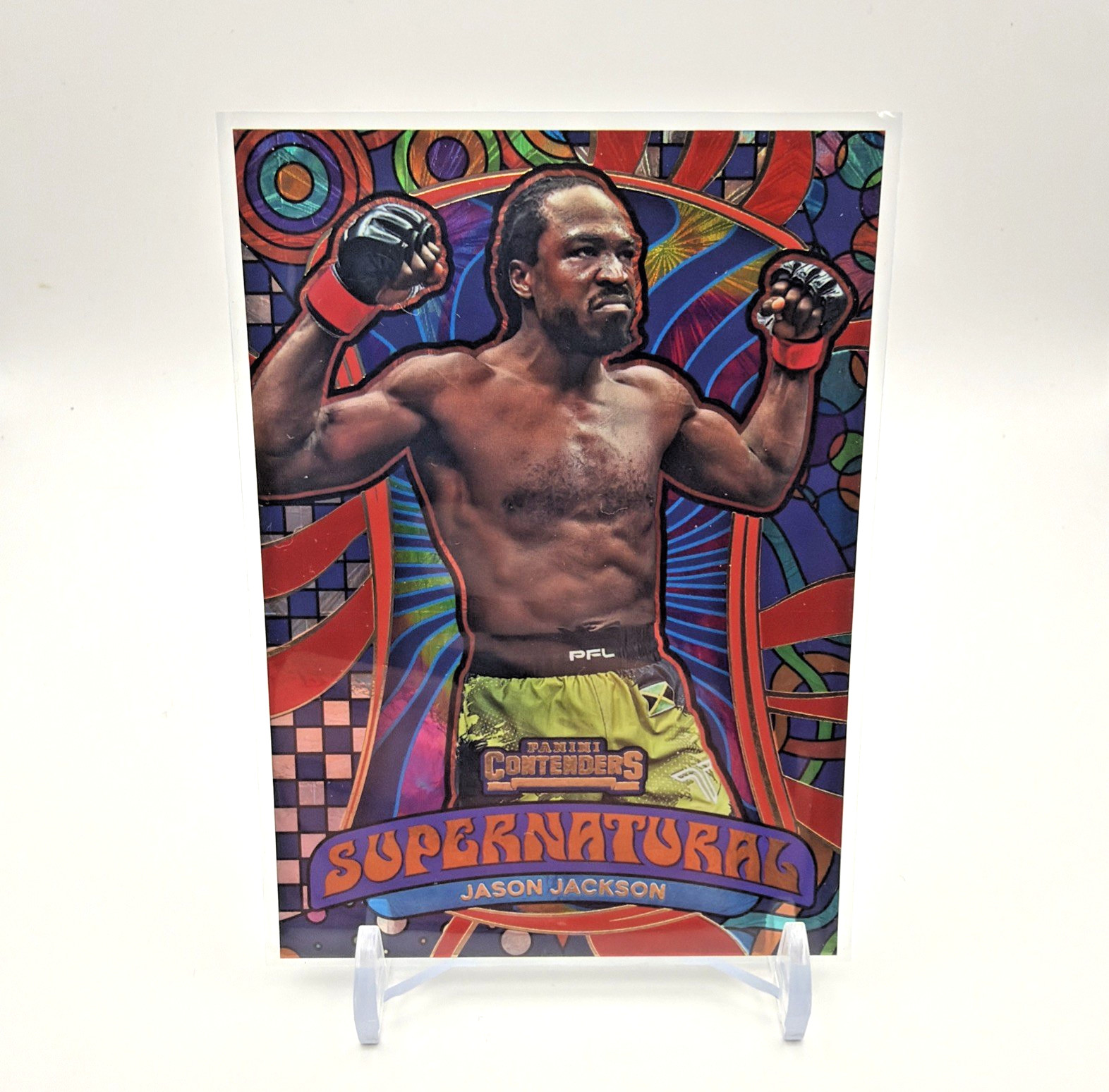 2026 Panini Contenders PFL Jason Jackson Supernatural #1 Red Fireworks