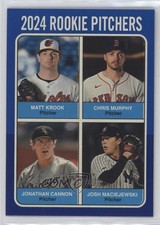 2024 Topps Heritage High Number Dark Blue Border Matt Krook Chris Murphy 08jk