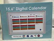 Calendar 15.6" Wall Planner Digital Calendar Photos Touchscreen - NEW/SEALED