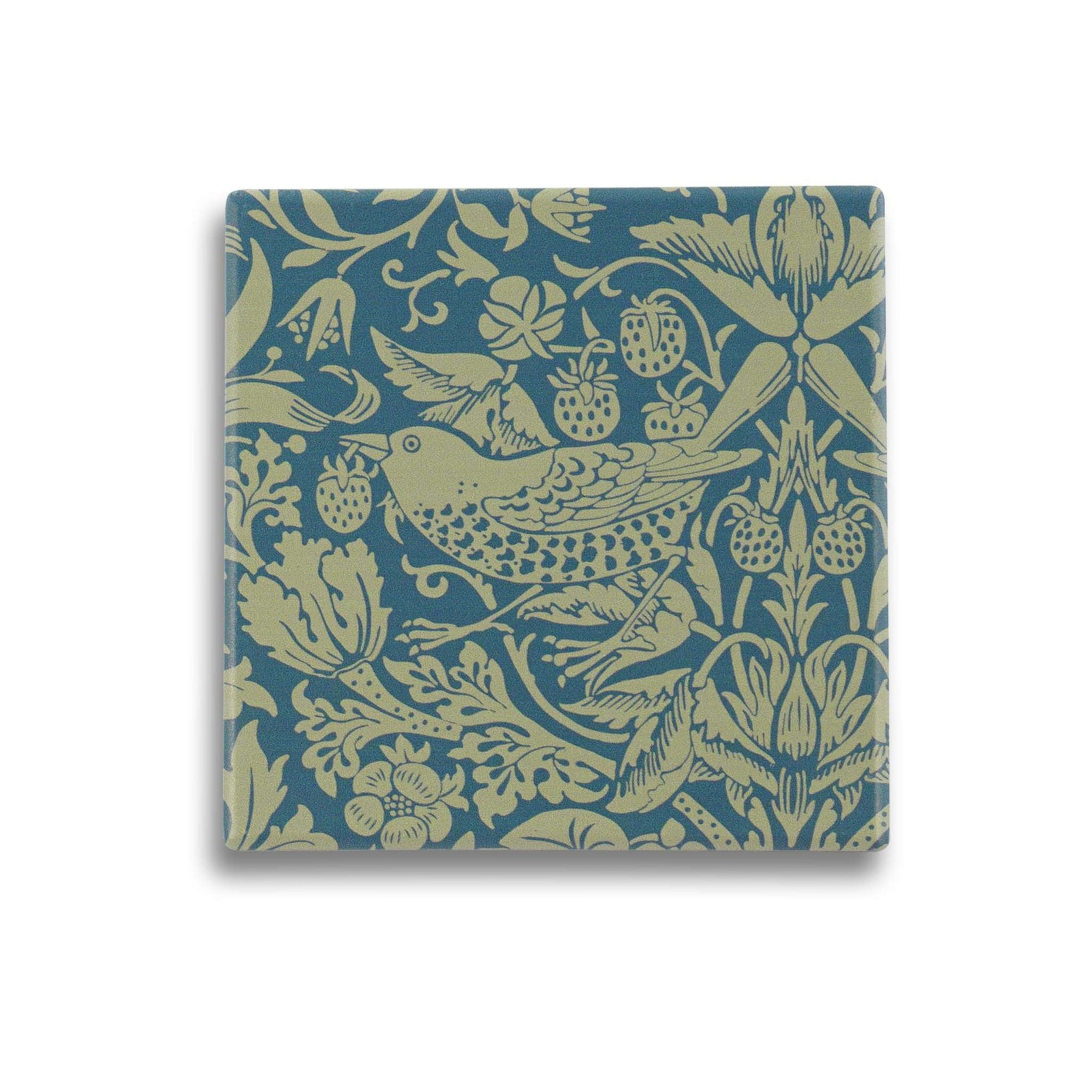 NEW Coaster Ceramic Square - ACS William Morris (Sage)