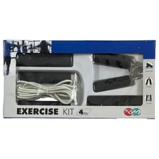 Sports R24 4 Piece Exercise Kit with Jump Rope, Hand Grip & 2 Dumbells