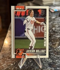 2026 Topps Series 1 Celebration JACKSON HOLLIDAY Walk This Way SSP VARIATION #92