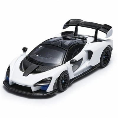 MASDI 1:64 Senna Panda Black White Diecast Model Car Racing Gift Toy Display New