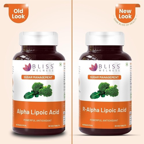 Alpha Lipoic Acid Pure R-Type ALA Blood Sugar, Antioxidant & Liver Health-60 Tab - Picture 3 of 12