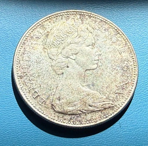 1966 CANADA SILVER DOLLAR COIN - PRICED BELOW SILVER  MELT VALUE $55++USD