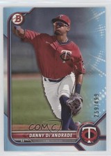 2022 Bowman Draft Sky Blue 259/499 Danny De Andrade #BD-107 03ox
