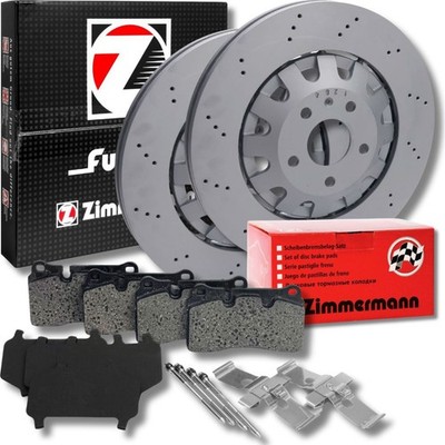 ZIMMERMANN FORMULA Z Bremsscheibe 370mm + Bremsbelag VORNE für VW CUPRA SEAT