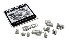Woodland Scenics WD205  Scenic Details - diverse Schrotteile, 10 tlg.