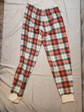 Plaid flannel pajama pants size Medium