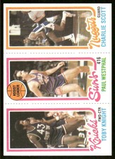 1980-81 Topps Toby Knight / Paul Westphal / Charlie Scott TL #77 / 168 / 188