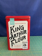 King Arthur Flour Commemorative Collectors Tin Celebrating 225 Years Vintage