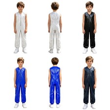 Kids Romper Special Needs Jumpsuit Pajamas Sleepwear Sleeveless Boys Outfit