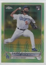 2022 Topps Chrome Sonic Green & Yellow Pulse Refractor 52/99 Andre Jackson 0c6