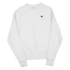 Felpa Champion Reverse Weave Da Uomo Bianca S